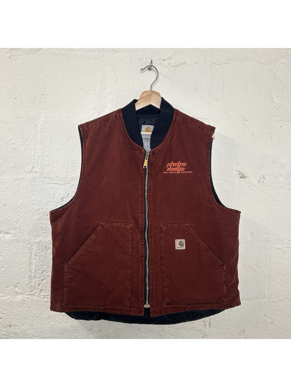 Vintage Carhartt Quilted Artic Vest “Clay Red” V02 CLY Men’s X-Large